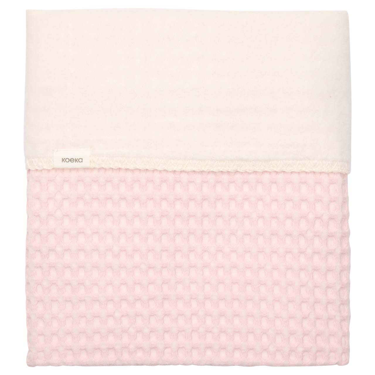 wiegdeken amsterdam cotton fleece, cotton candy - KOEKA