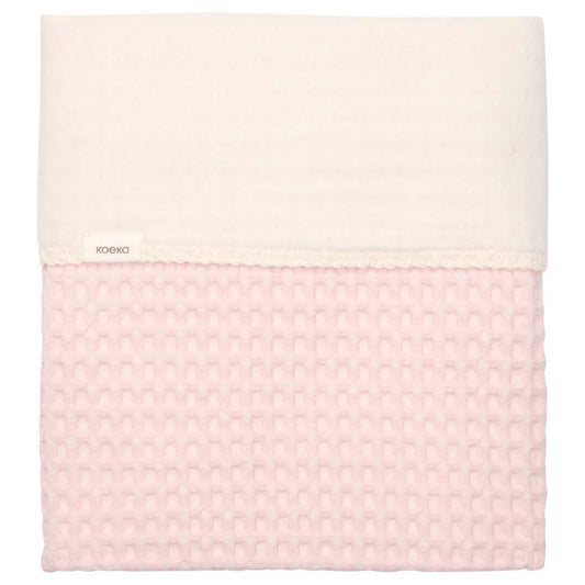 wiegdeken amsterdam cotton fleece, cotton candy - KOEKA