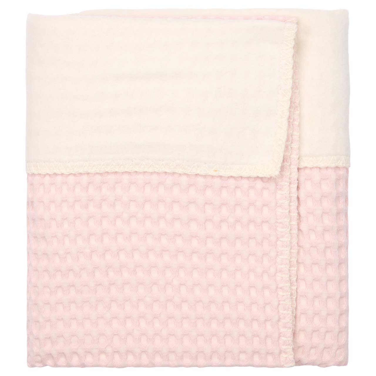 wiegdeken amsterdam cotton fleece, cotton candy - KOEKA
