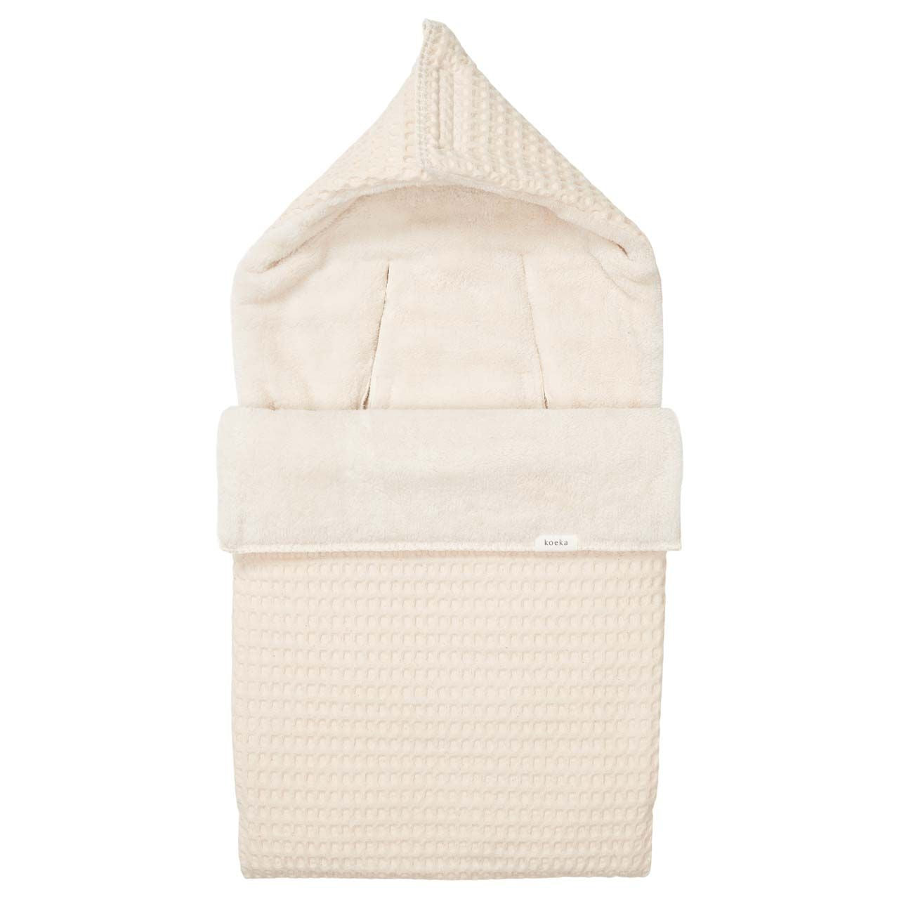 voetenzak autostoel oslo teddy, naturel – KOEKA