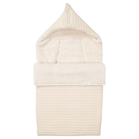voetenzak autostoel oslo teddy, naturel – KOEKA
