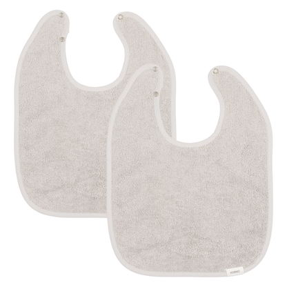slabbetje, 2-pack dijon daily, stone - KOEKA