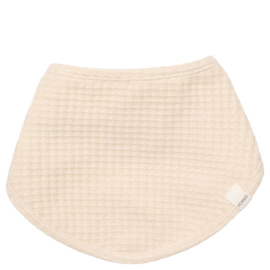 kwijlslabbetje malaga, warm white - KOEKA