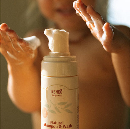 shampoo+wasmousse baby & kids, natural collection - KENKO