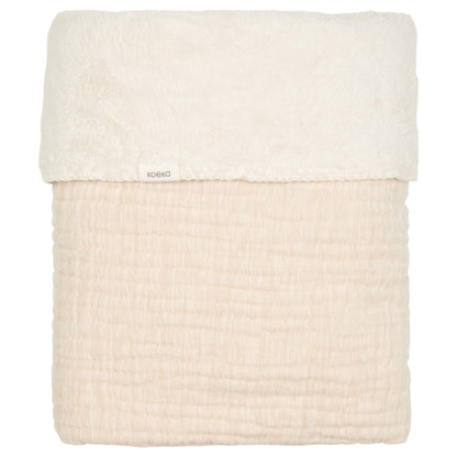 wiegdeken rivoli teddy, warm white - KOEKA