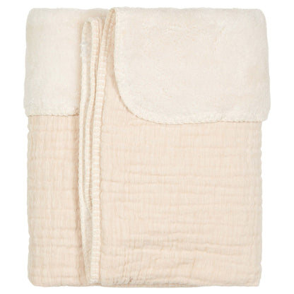 wiegdeken rivoli teddy, warm white - KOEKA