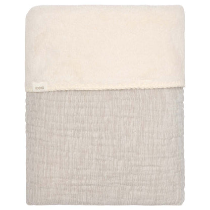 wiegdeken rivoli teddy, stone - KOEKA