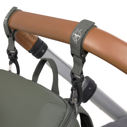 luierrugzak slender up, olive - LÄSSIG