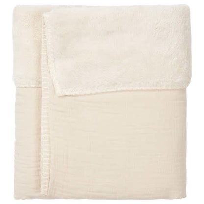 wiegdeken teddy faro, warm white - KOEKA
