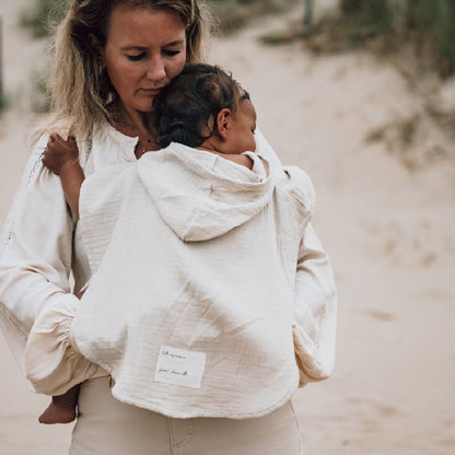 poncho faro, warm white - KOEKA