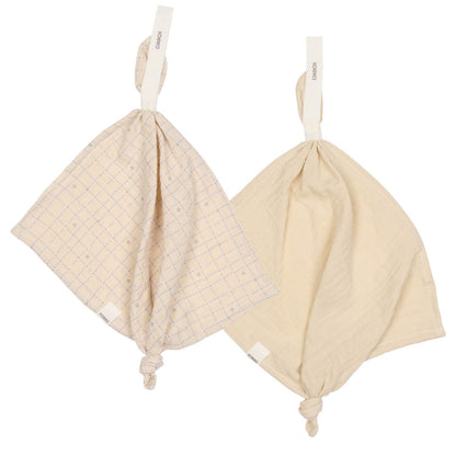 fopspeendoekje 2-pack lind, warm white - KOEKA