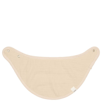 kwijlslabbetje 2-pack lind, warm white - KOEKA