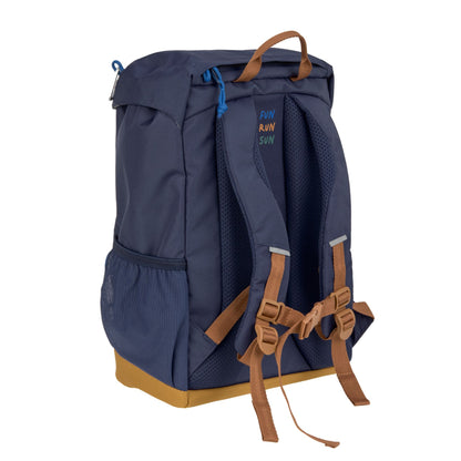 rugzak mini outdoor little gang, navy - LÄSSIG