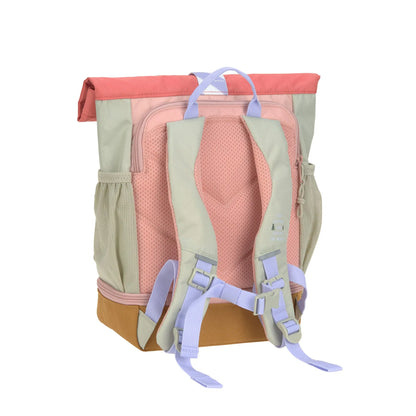 rugzak rolltop sunny explorer, rose pink - LÄSSIG