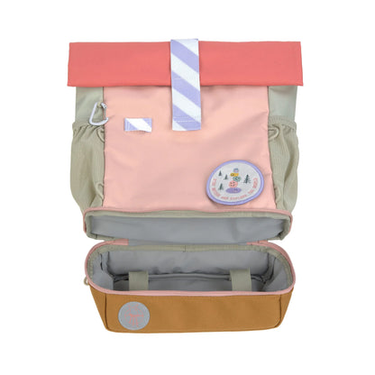 rugzak rolltop sunny explorer, rose pink - LÄSSIG