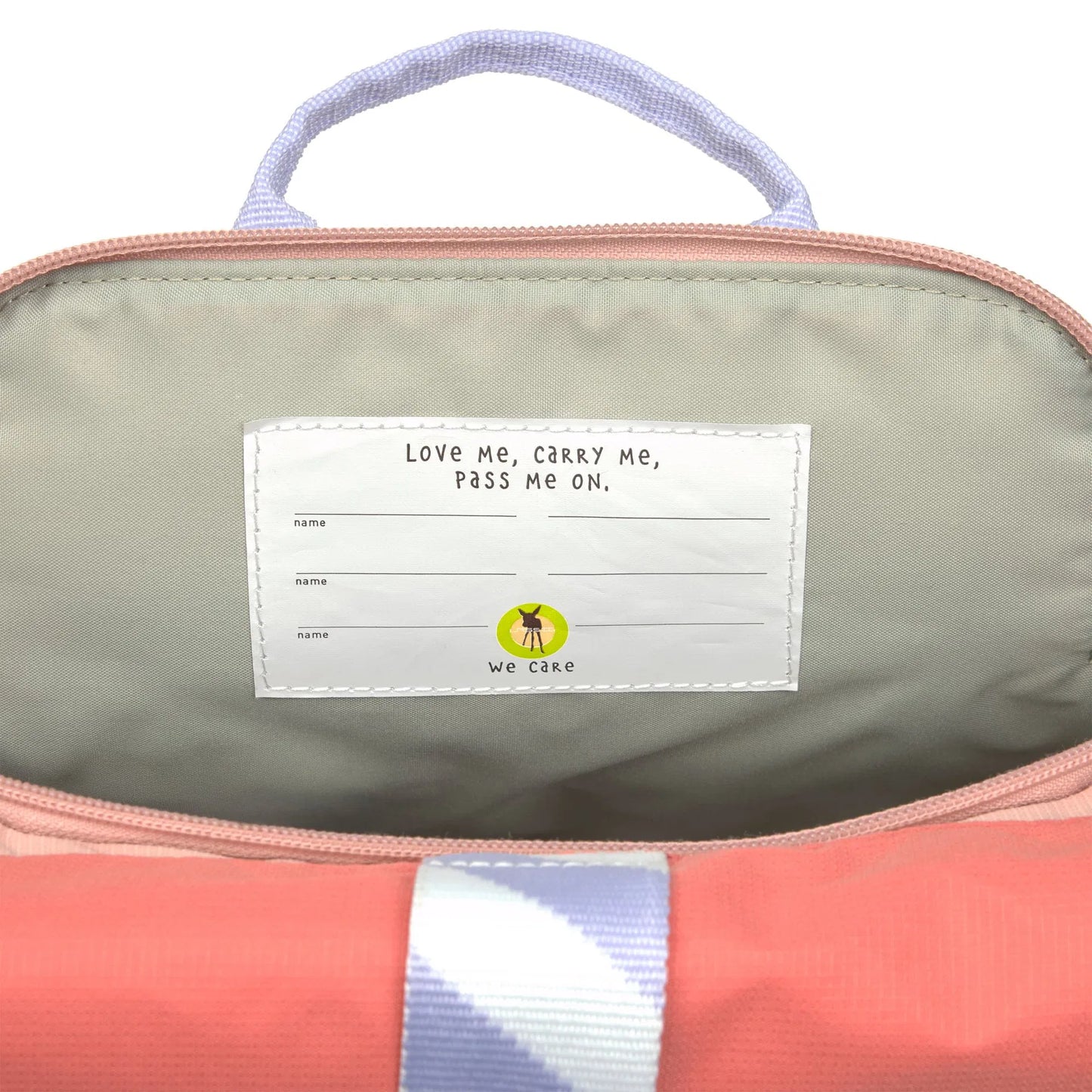rugzak rolltop sunny explorer, rose pink - LÄSSIG