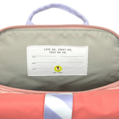 rugzak rolltop sunny explorer, rose pink - LÄSSIG