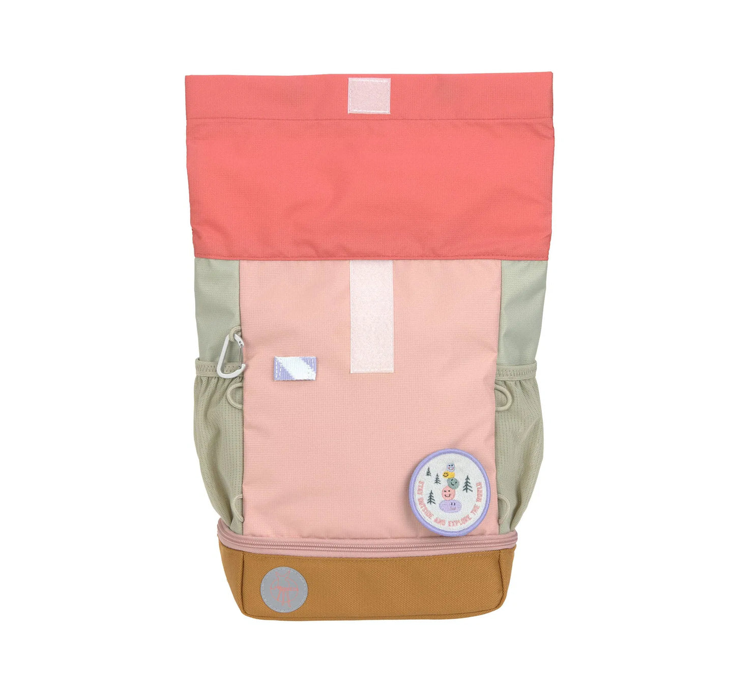rugzak rolltop sunny explorer, rose pink - LÄSSIG