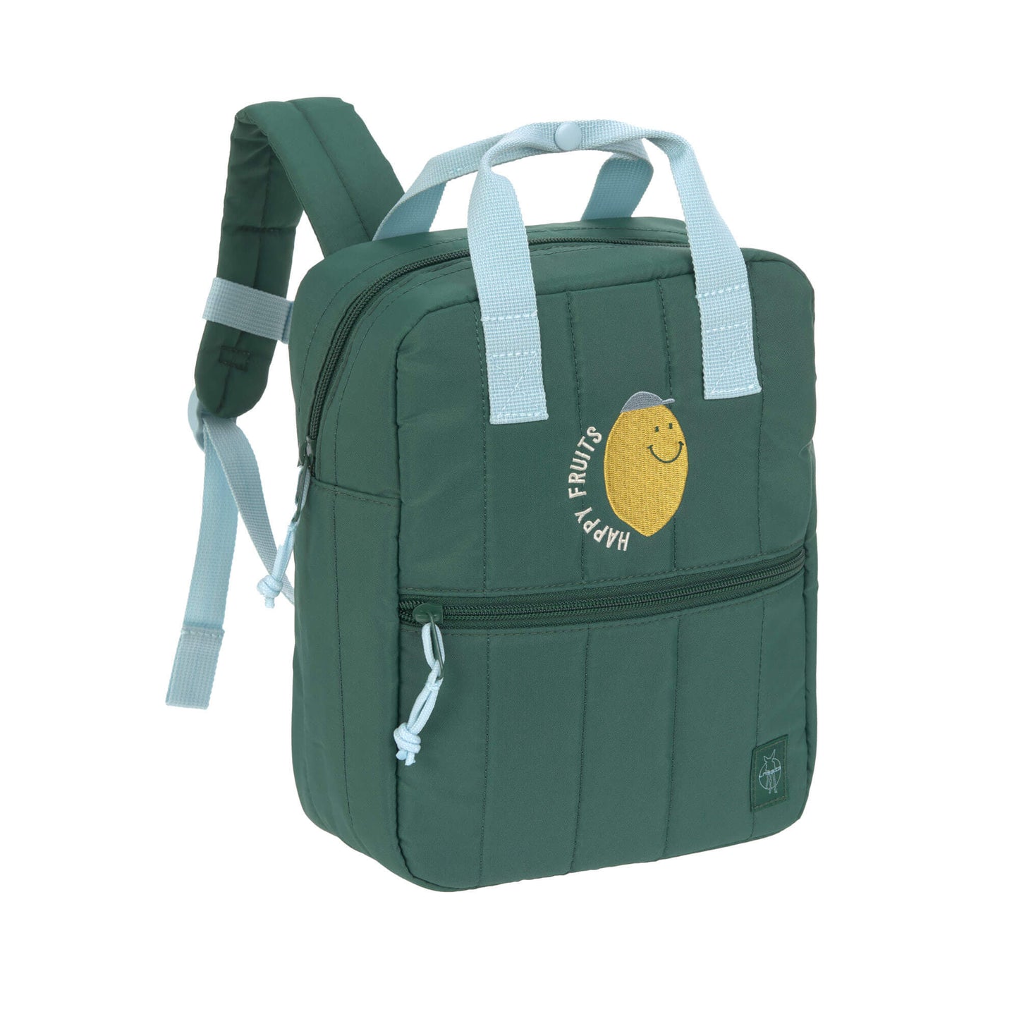 rugzak mini square little gang, lemon green - LÄSSIG
