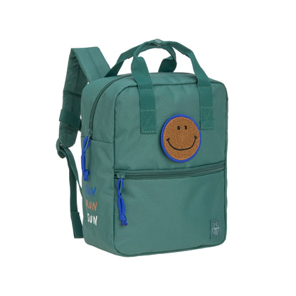 rugzak mini square little gang, dark green - LÄSSIG