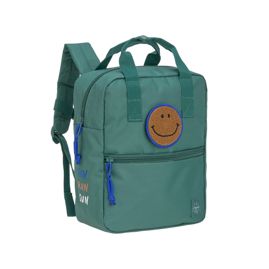 rugzak mini square little gang, dark green - LÄSSIG