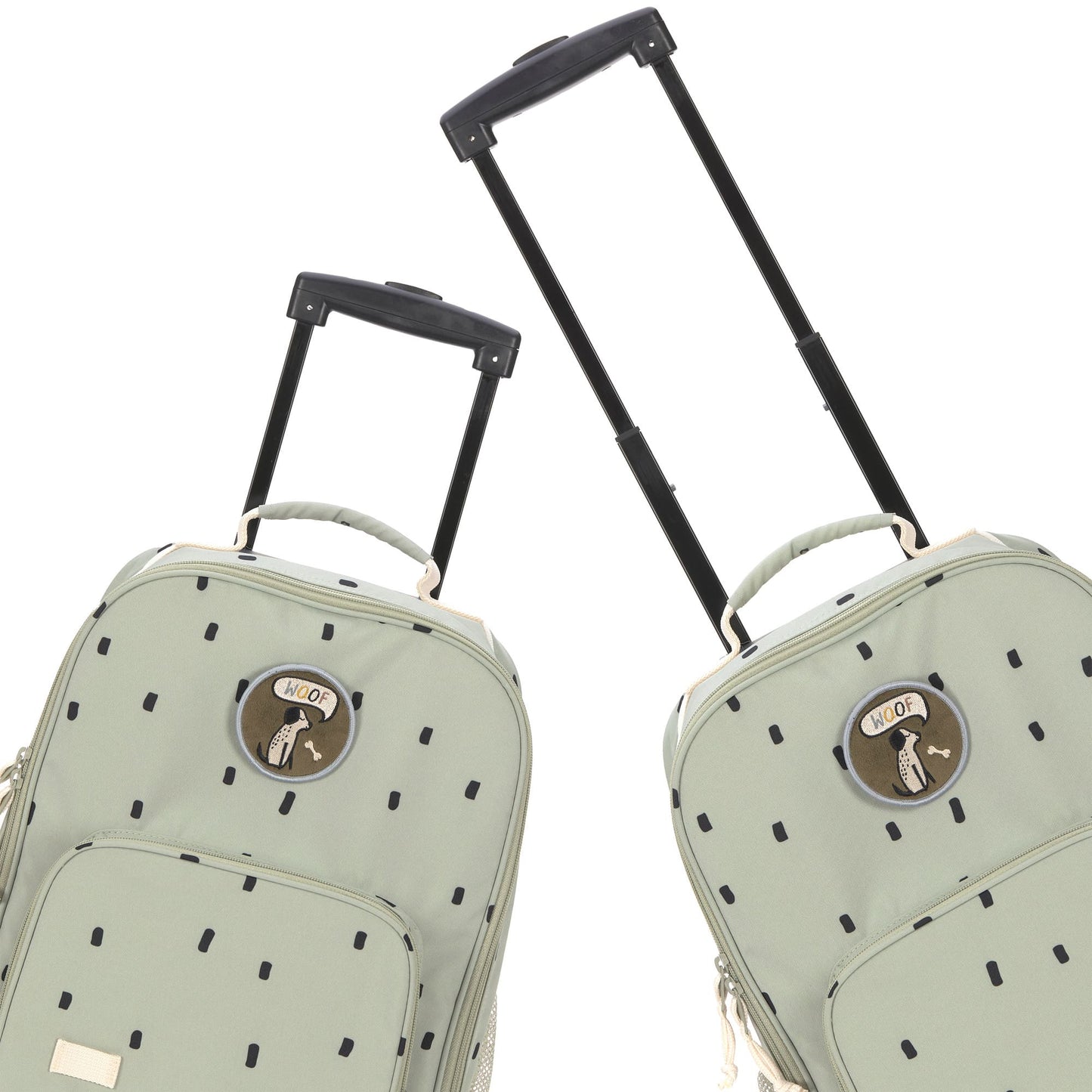 trolley happy prints, light olive - LÄSSIG