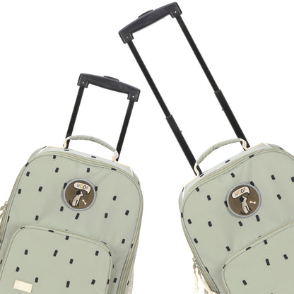 trolley happy prints, light olive - LÄSSIG