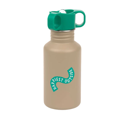 drinkfles happy trails, frog - LÄSSIG