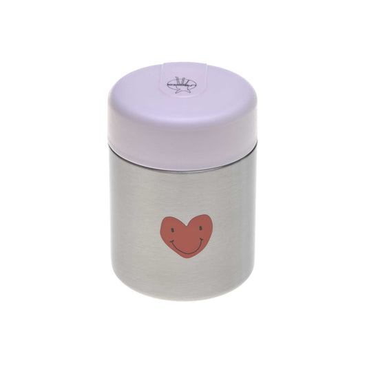 thermocontainer happy rascals, heart lavender - LÄSSIG