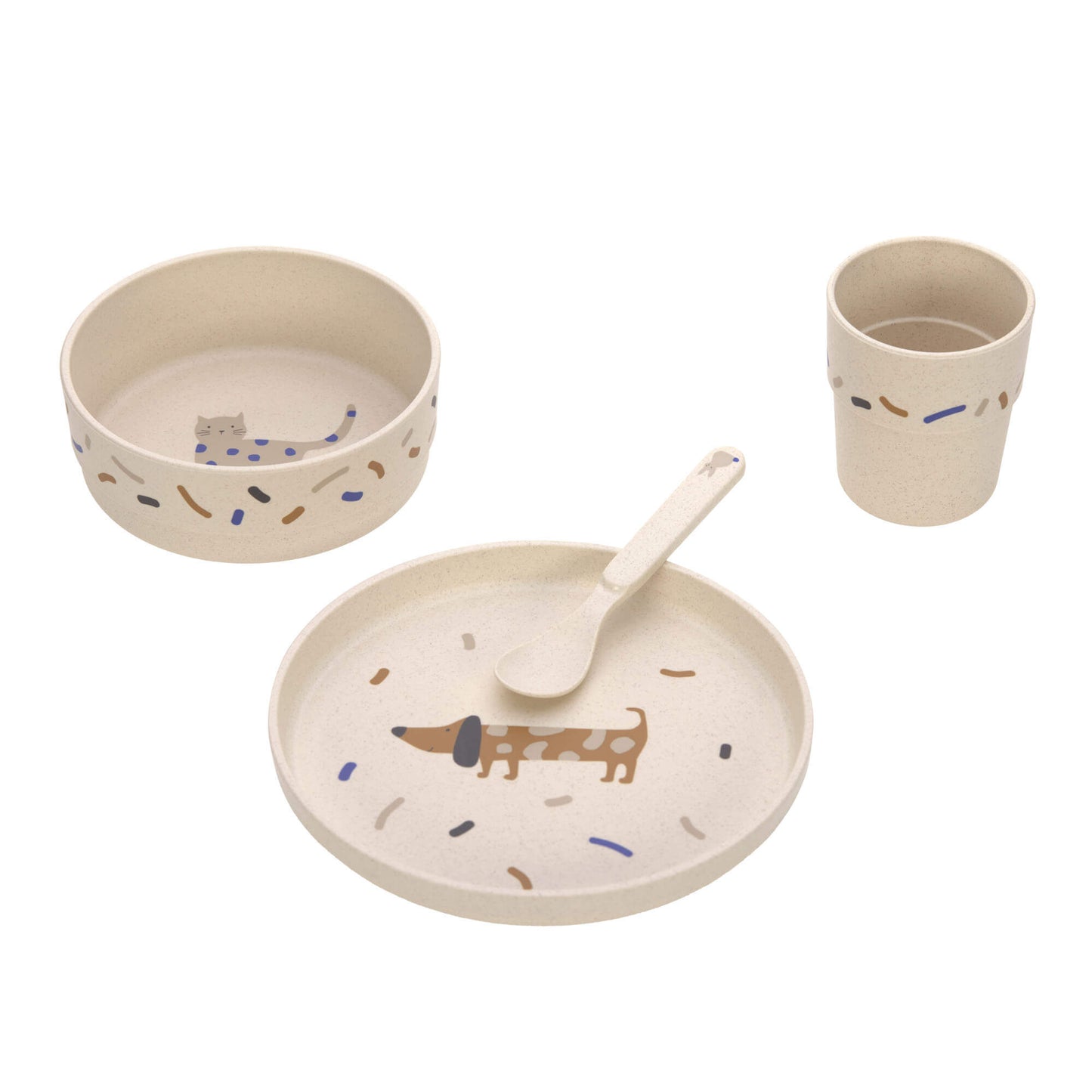 eetset, little mateys royal blue - LÄSSIG