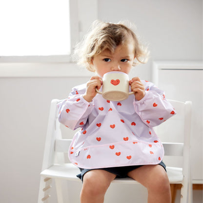 afwasbare slab happy rascals, heart lavender - LÄSSIG