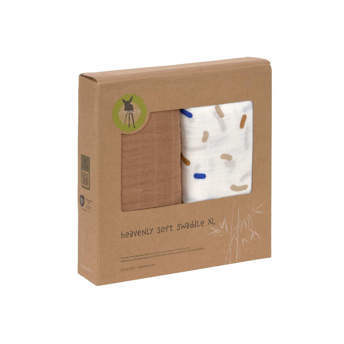 inbakerdoek, 2-pack, little mateys, royal blue - LÄSSIG