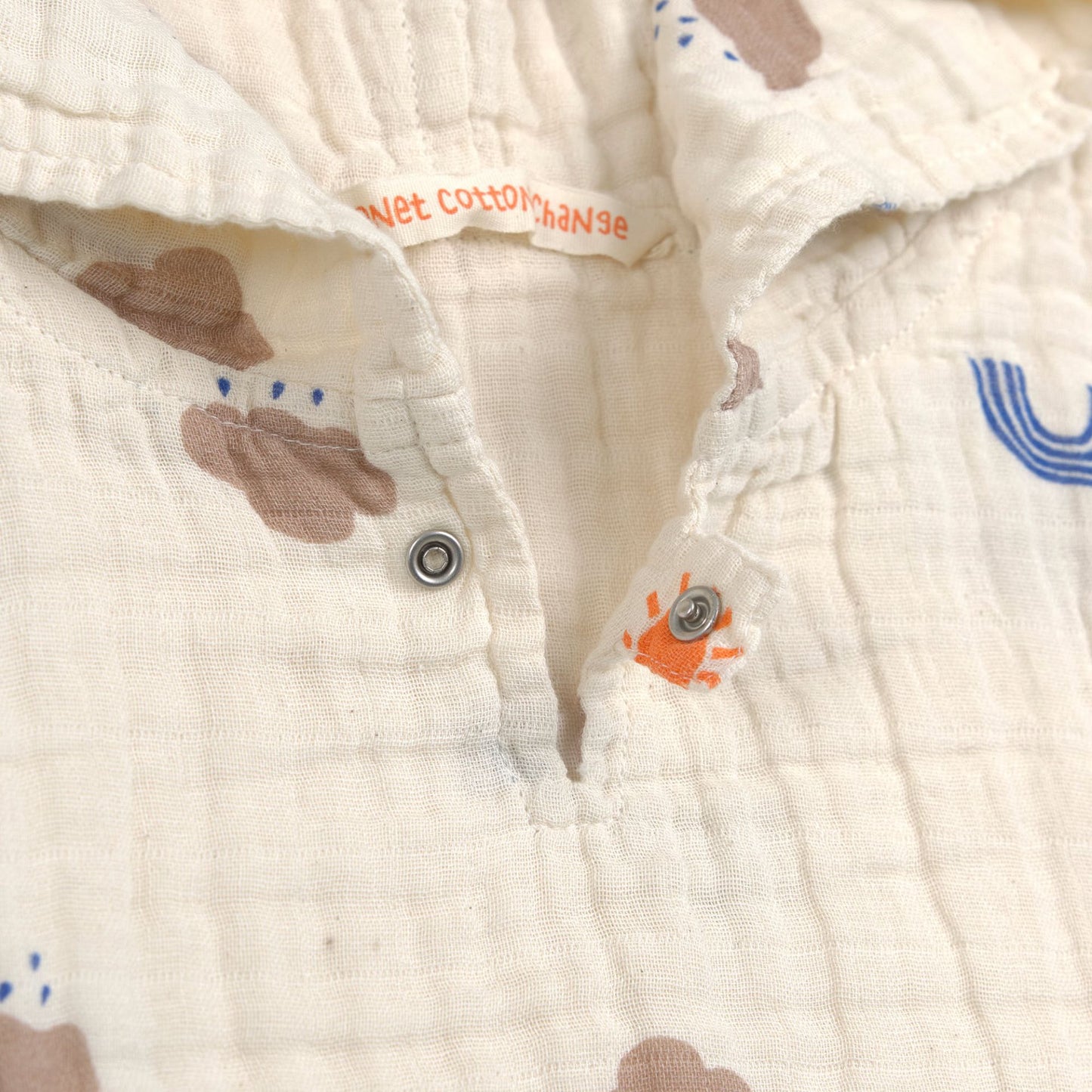 poncho mousseline nature, beige, 1-3 jr. - LÄSSIG