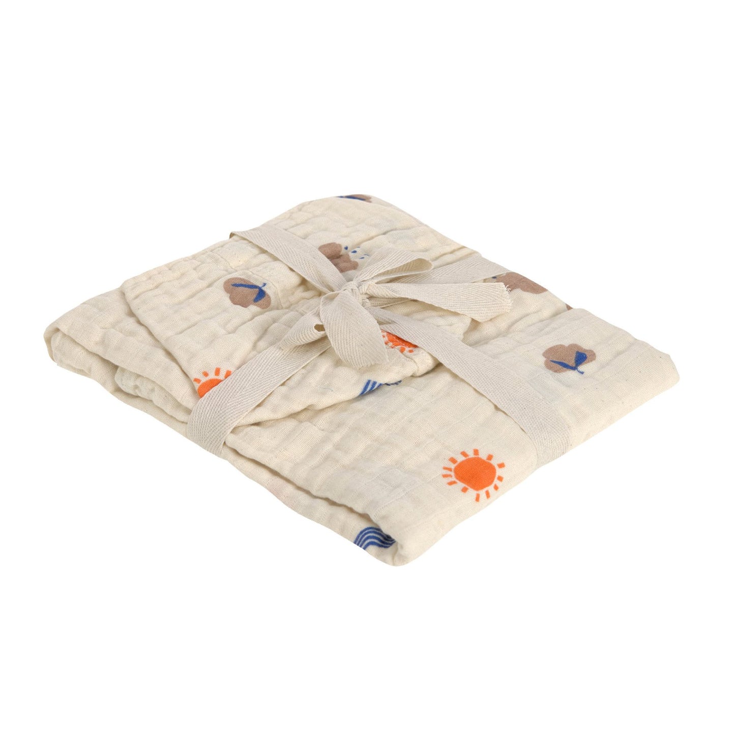 poncho mousseline nature, beige, 1-3 jr. - LÄSSIG