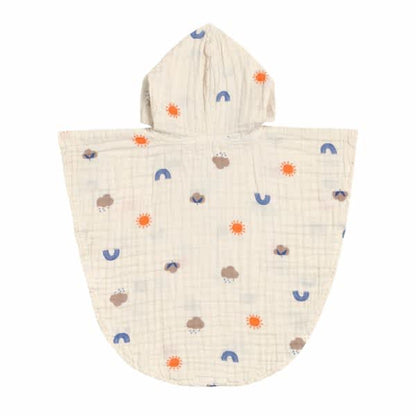 poncho mousseline nature, beige, 1-3 jr. - LÄSSIG