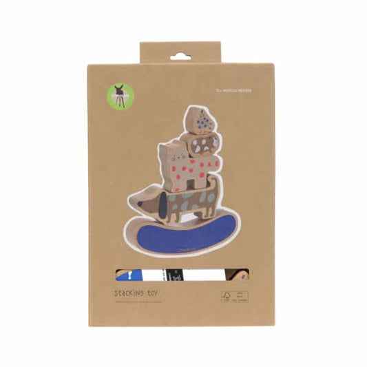 stapelspeelgoed wood, little mateys - LASSIG