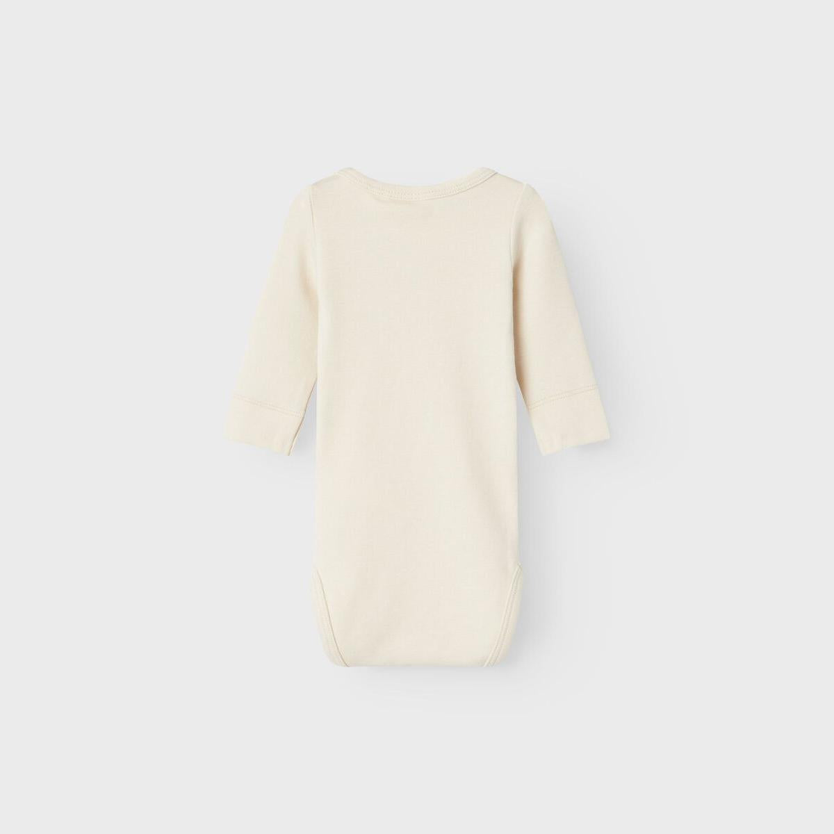 body lange mouwen, turtledove - LIL' ATELIER