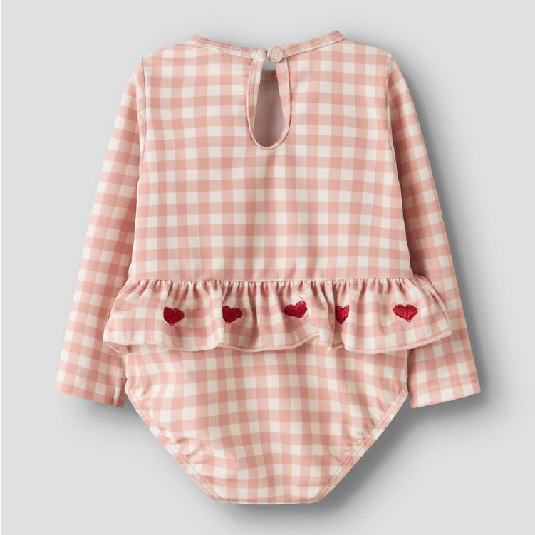 badpak checked, misty rose - LIL'ATELIER