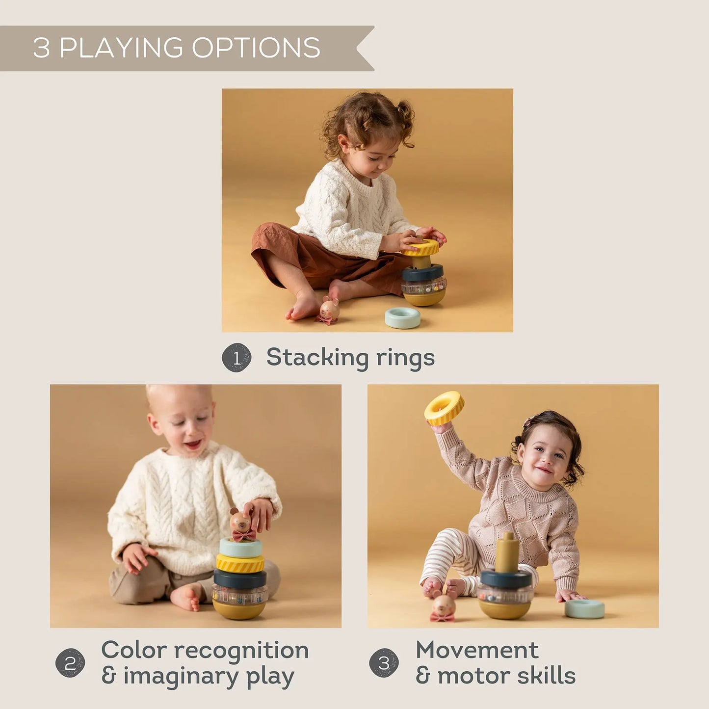 stapeltoren stack-a-bear - TAF TOYS