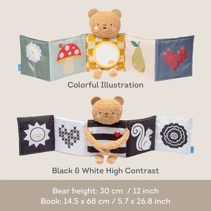 boekje snuggle bear, zwart/wit + kleur – TAF TOYS