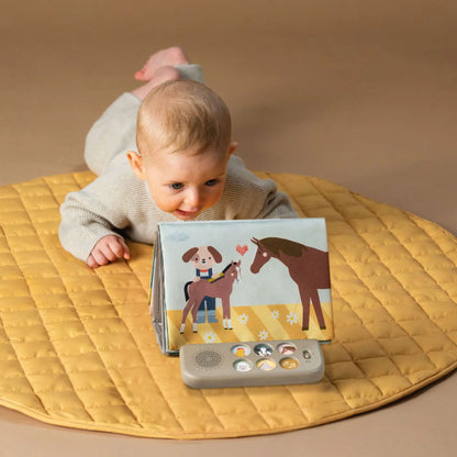 boekje tummy time, farm musical - TAF TOYS