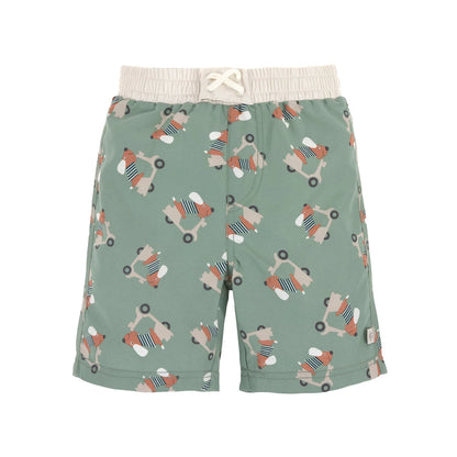 zwemshort scooter, dog green - LÄSSIG
