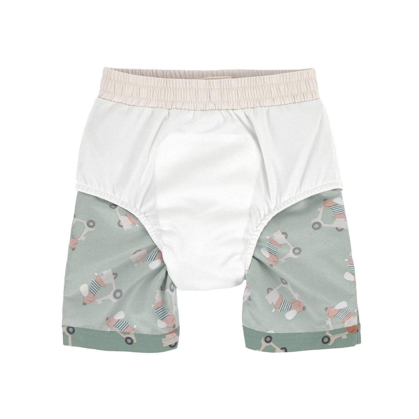 zwemshort scooter, dog green - LÄSSIG