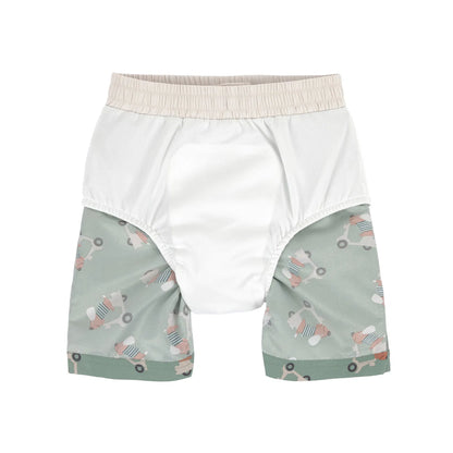 zwemshort scooter, dog green - LÄSSIG