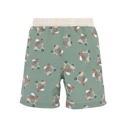 zwemshort scooter, dog green - LÄSSIG
