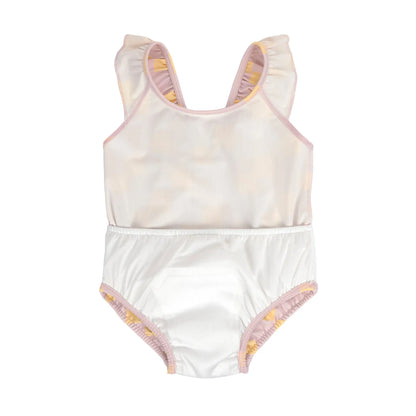 UV zwempak checkerboard, pale pink/yellow - LÄSSIG