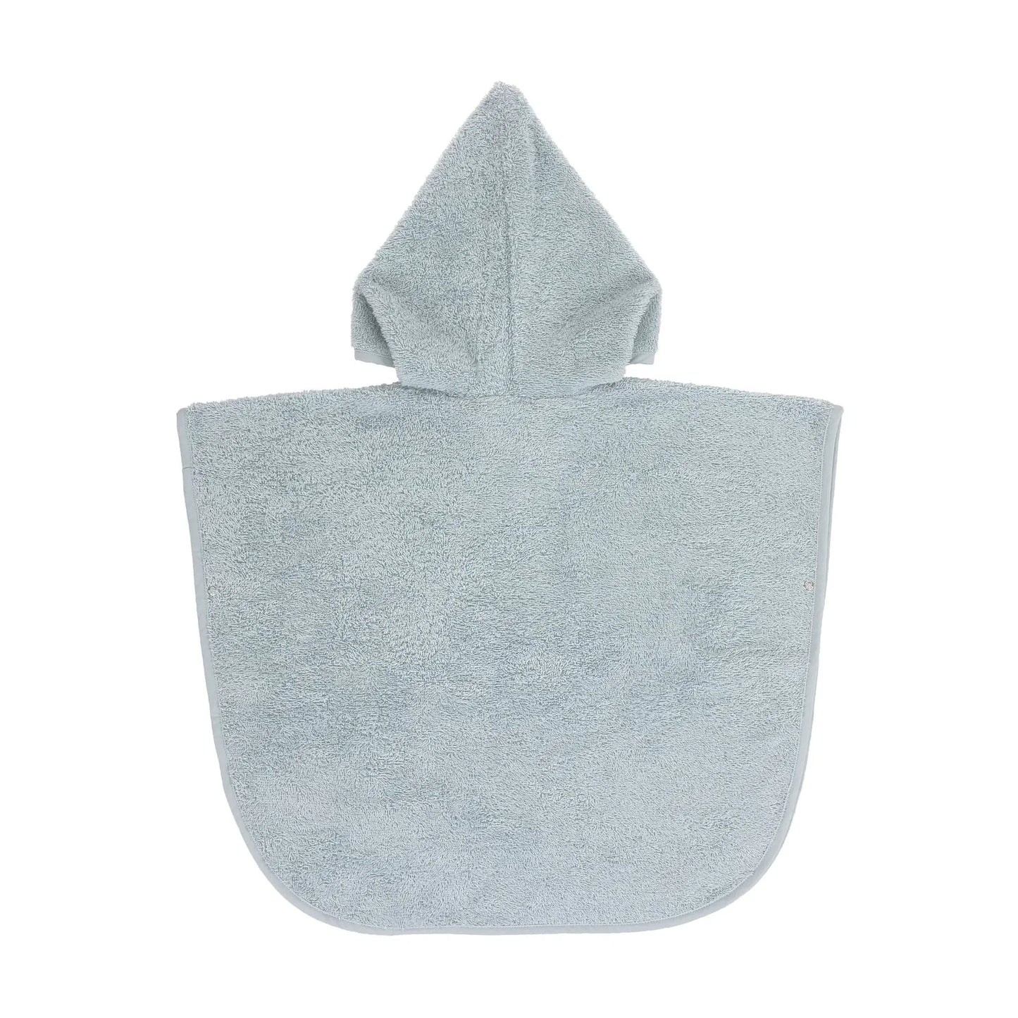 poncho badstof, blue - LÄSSIG
