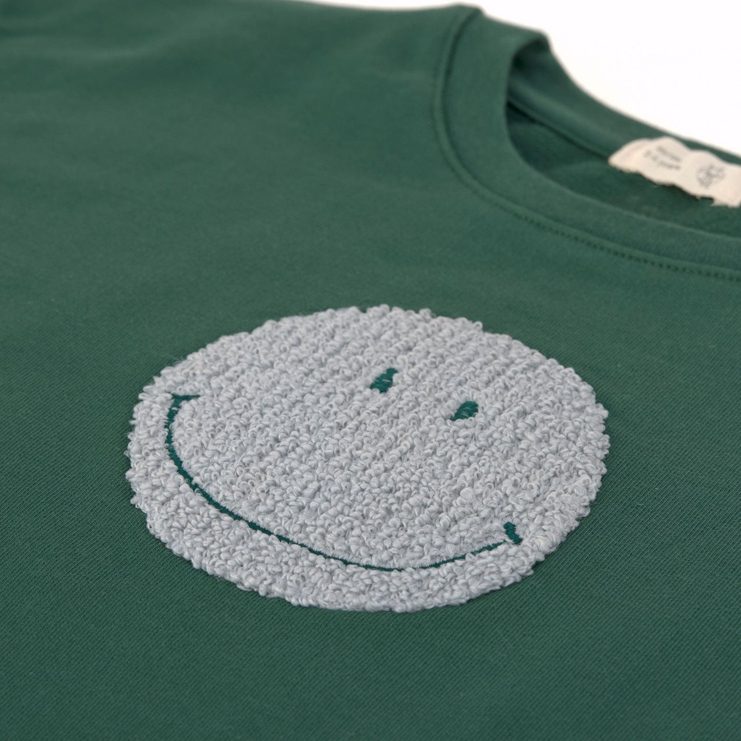 sweater little gang, smile green - LÄSSIG