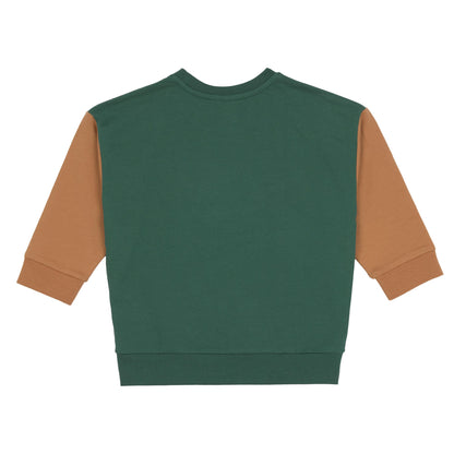 sweater little gang, smile green - LÄSSIG