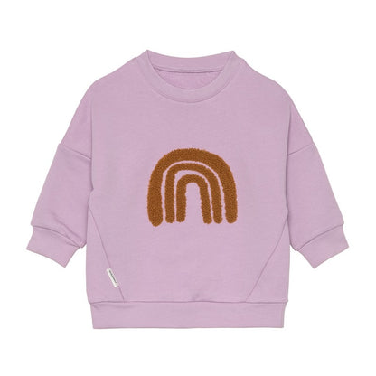 sweater little gang, rainbow lilac - LÄSSIG